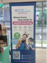 Little Footprints Preschool’s display at Pawtection Day.